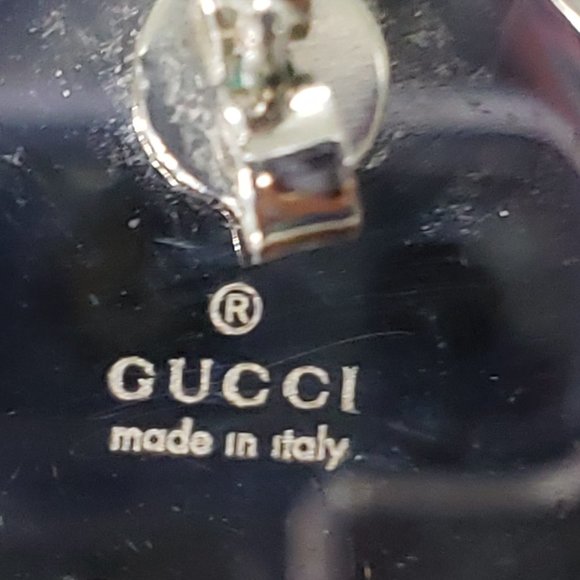 Authentic Gucci Logo Studs - Picture 5 of 8